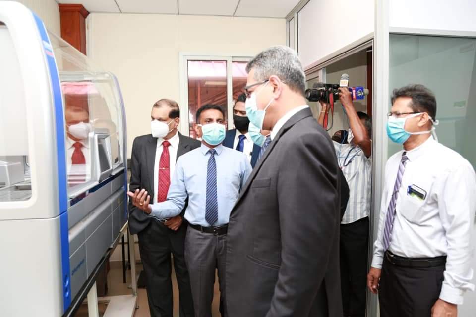 Pictures New PCR Testing Laboratory at Katunayake Airport with capacity to conduct 500 tests