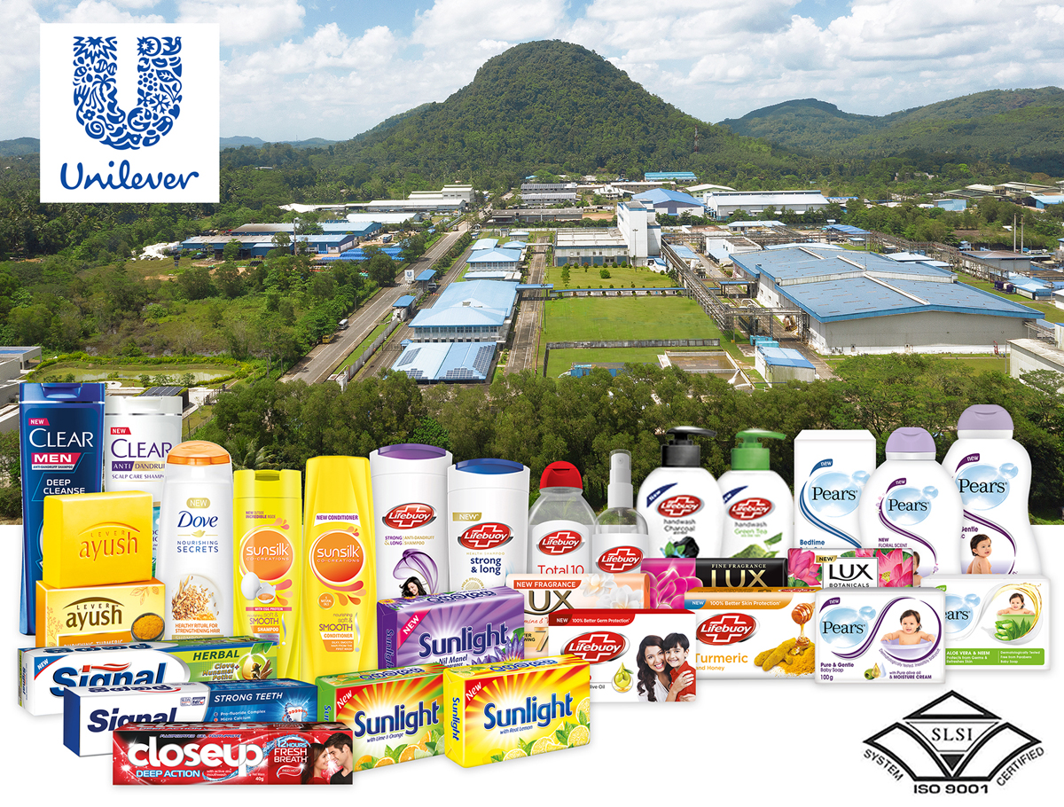 Over 250 Unilever products now manufactured locally to ISO 9001 and GMP