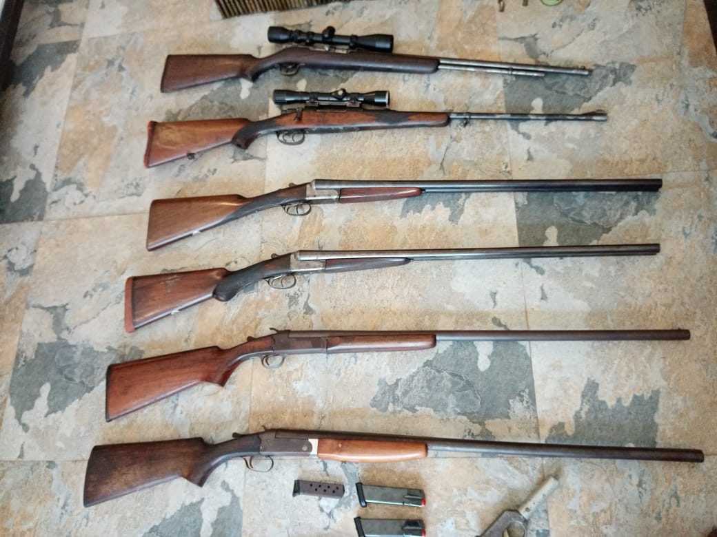 WATCH STF raids illegal armoury in Katana, 8 firearms recovered