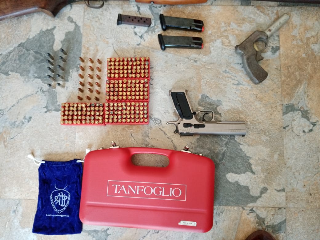 WATCH STF raids illegal armoury in Katana, 8 firearms recovered