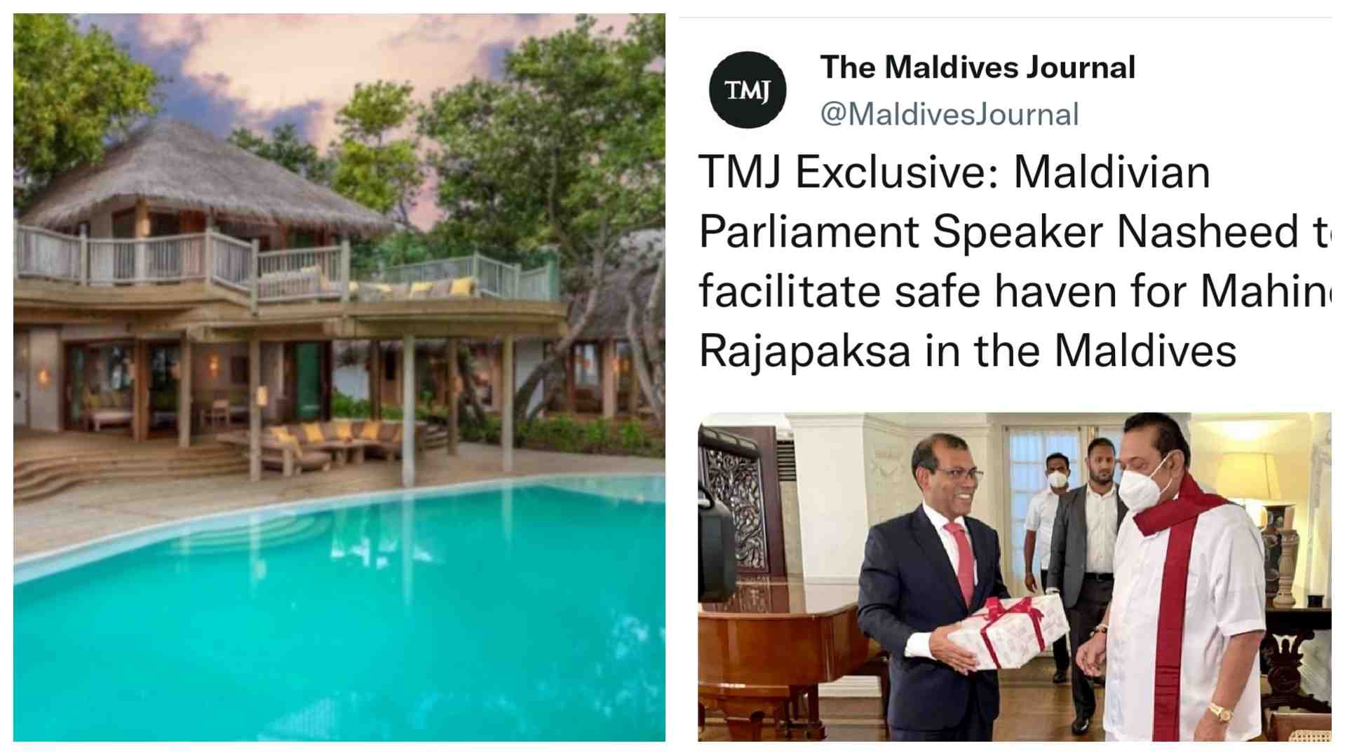 Namal, Nasheed deny Maldives safe haven media report - NewsWire