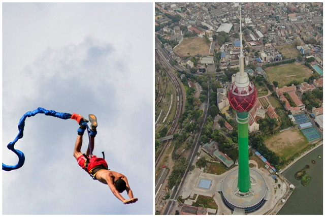 Bungee jumping from Lotus Tower starting January