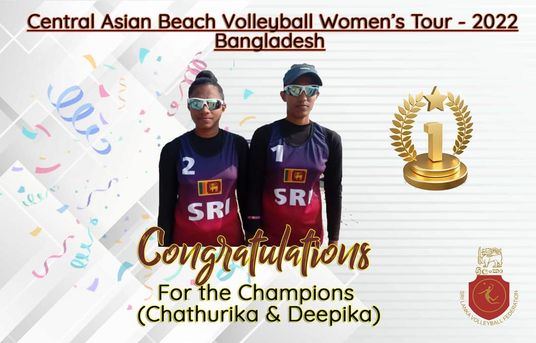 Sri Lanka wins Central Asian Women’s Beach Volleyball Championship