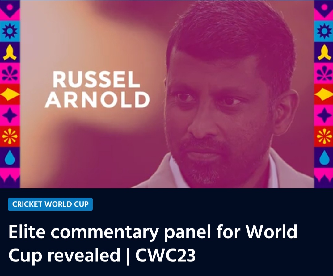 ICC reveals Elite Commentary Panel for World Cup