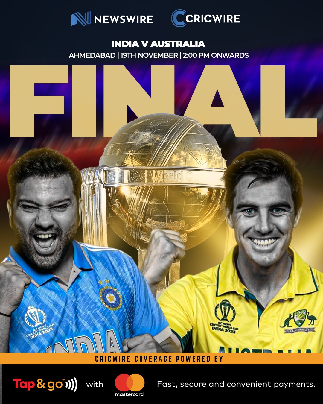 Cricket World cup 2023 India Vs Australia final confirmed NewsWire
