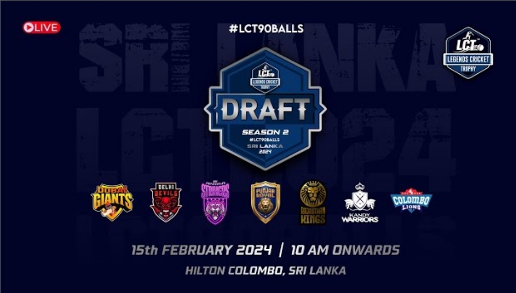 WATCH Legends Cricket Trophy, Sri Lanka draft live Newswire