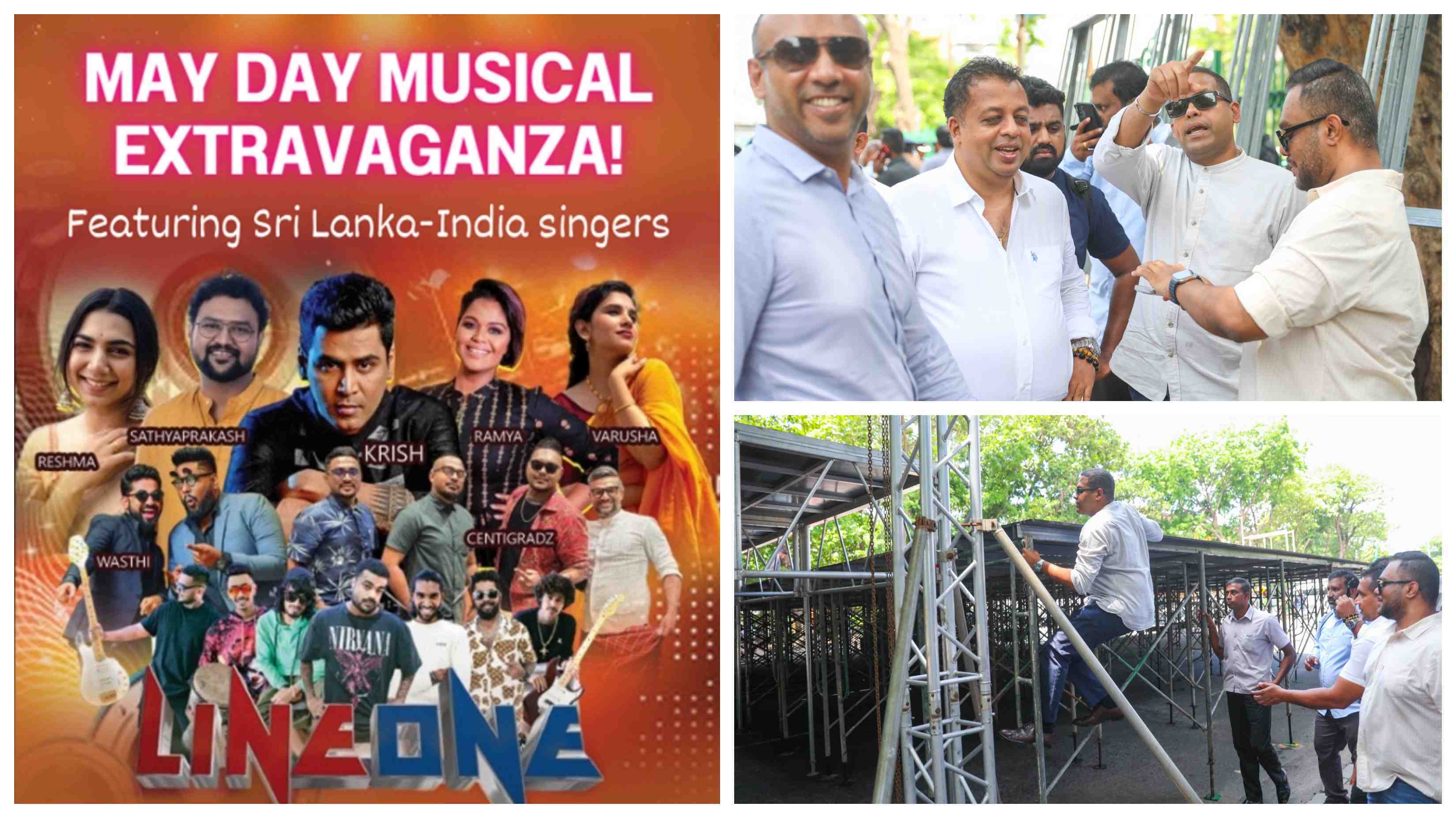 Massive “May Day Musical Extravaganza” after UNP May Day rally