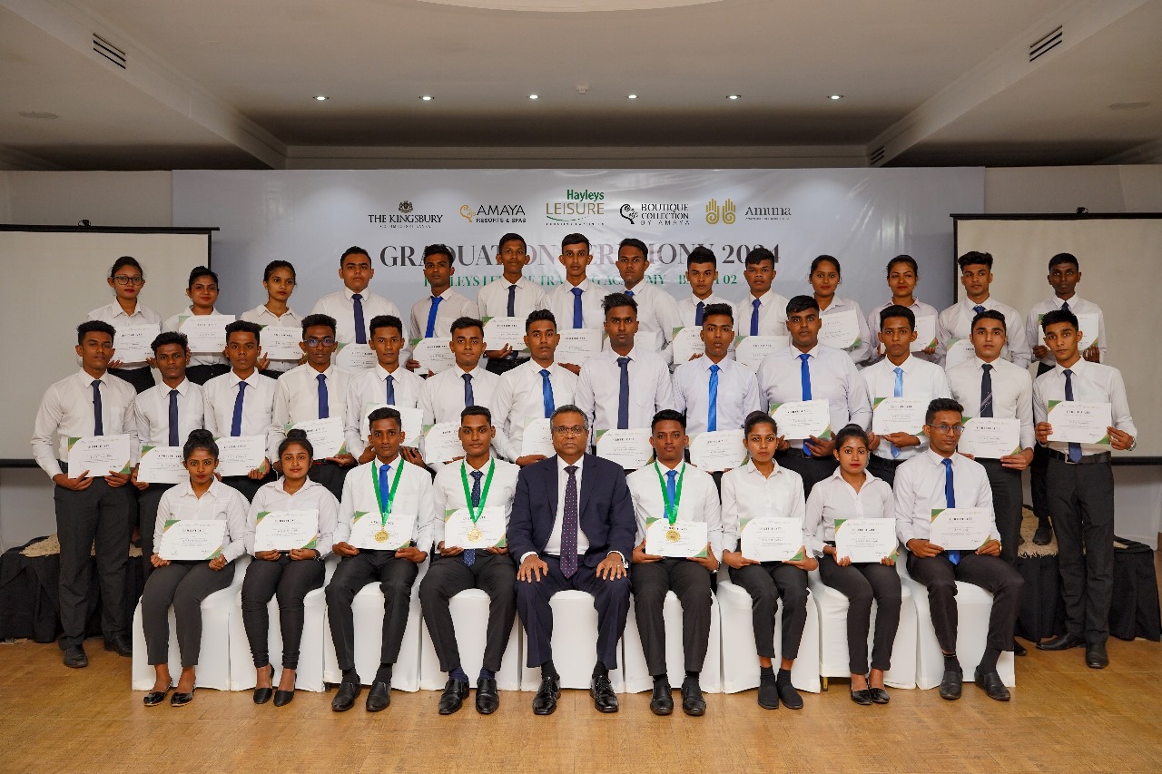 Hayleys Leisure Training Academy Celebrates Its Second Graduation Ceremony at Amaya Lake, Dambulla