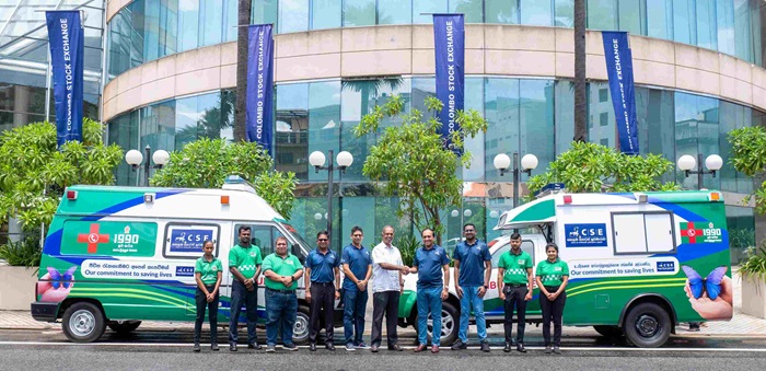 CSE adopts two Suwa Seriya ambulances