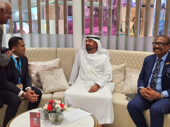 Harin meets Emirates Chairman in Dubai