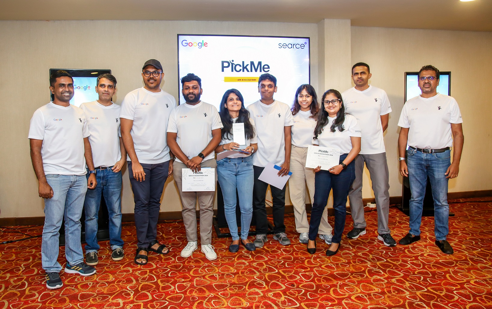 First Google Hackathon in Colombo with PickMe