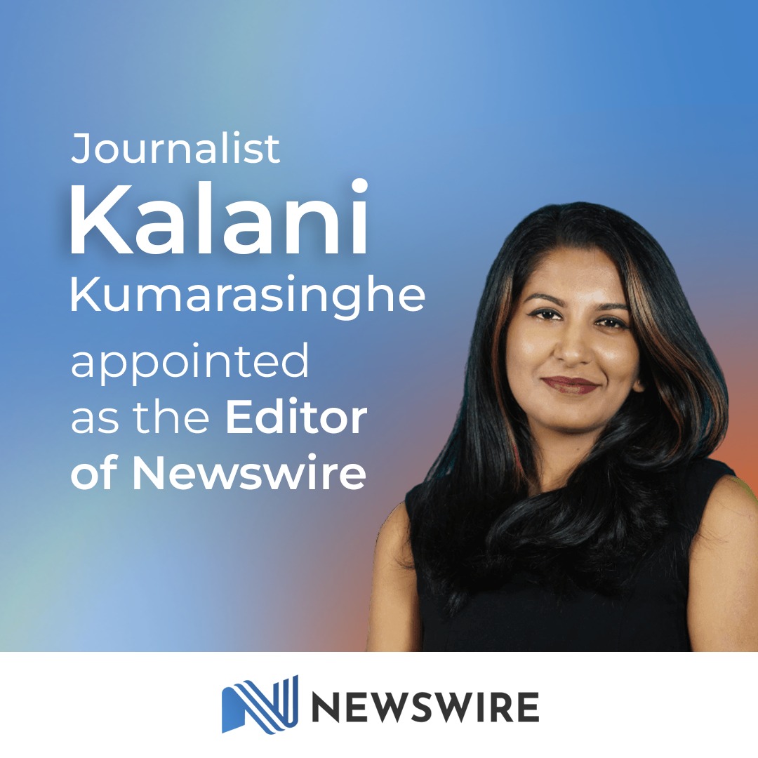 Journalist Kalani Kumarasinghe assumes duties as Editor of Newswire