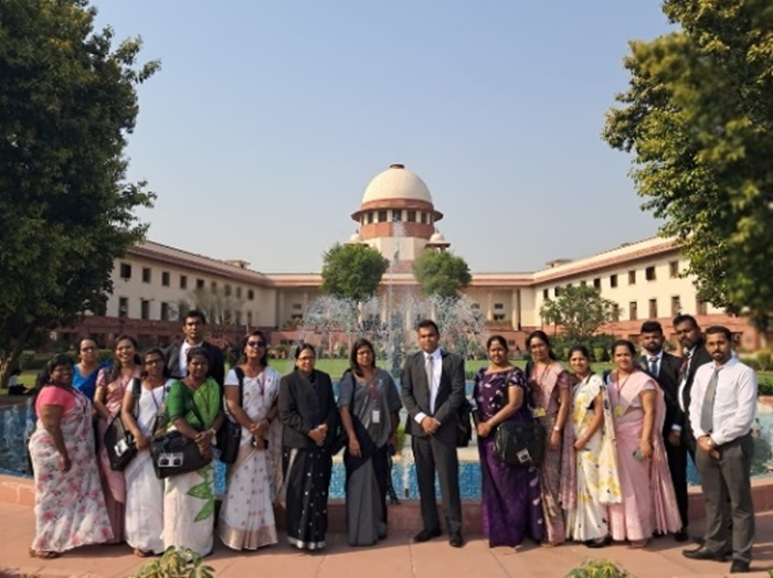Sri Lanka Supreme Court Registry Officials undergo training in India