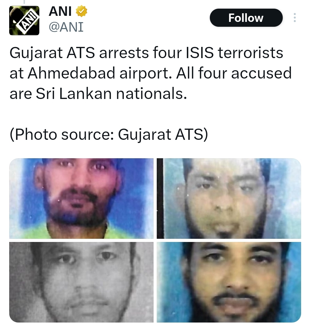 4 ISIS terrorist suspects hailing from Sri Lanka arrested at Indian airport – Hindustan Times