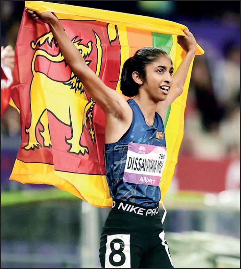 Tharushi Karunarathna wins second Gold Medal at Taiwan Athletics Open