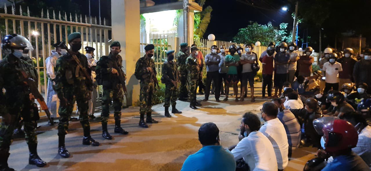 Tense situation reported in front of Jaffna University over war ...