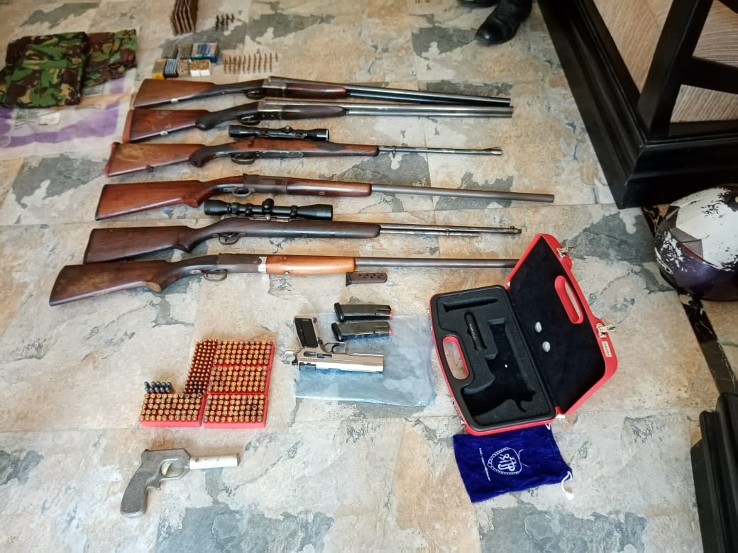 WATCH STF raids illegal armoury in Katana, 8 firearms recovered