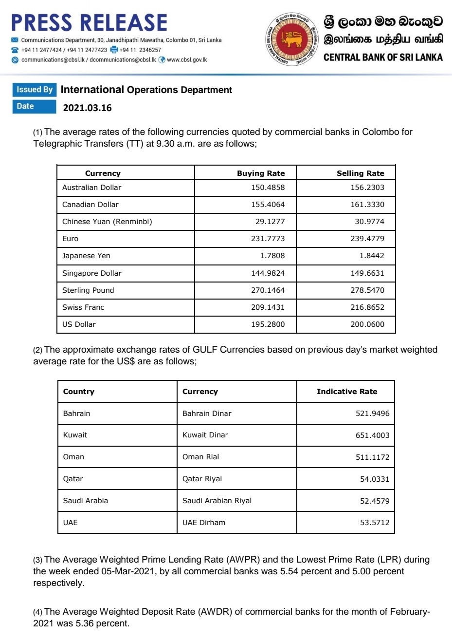 Commercial Bank Tt Rate