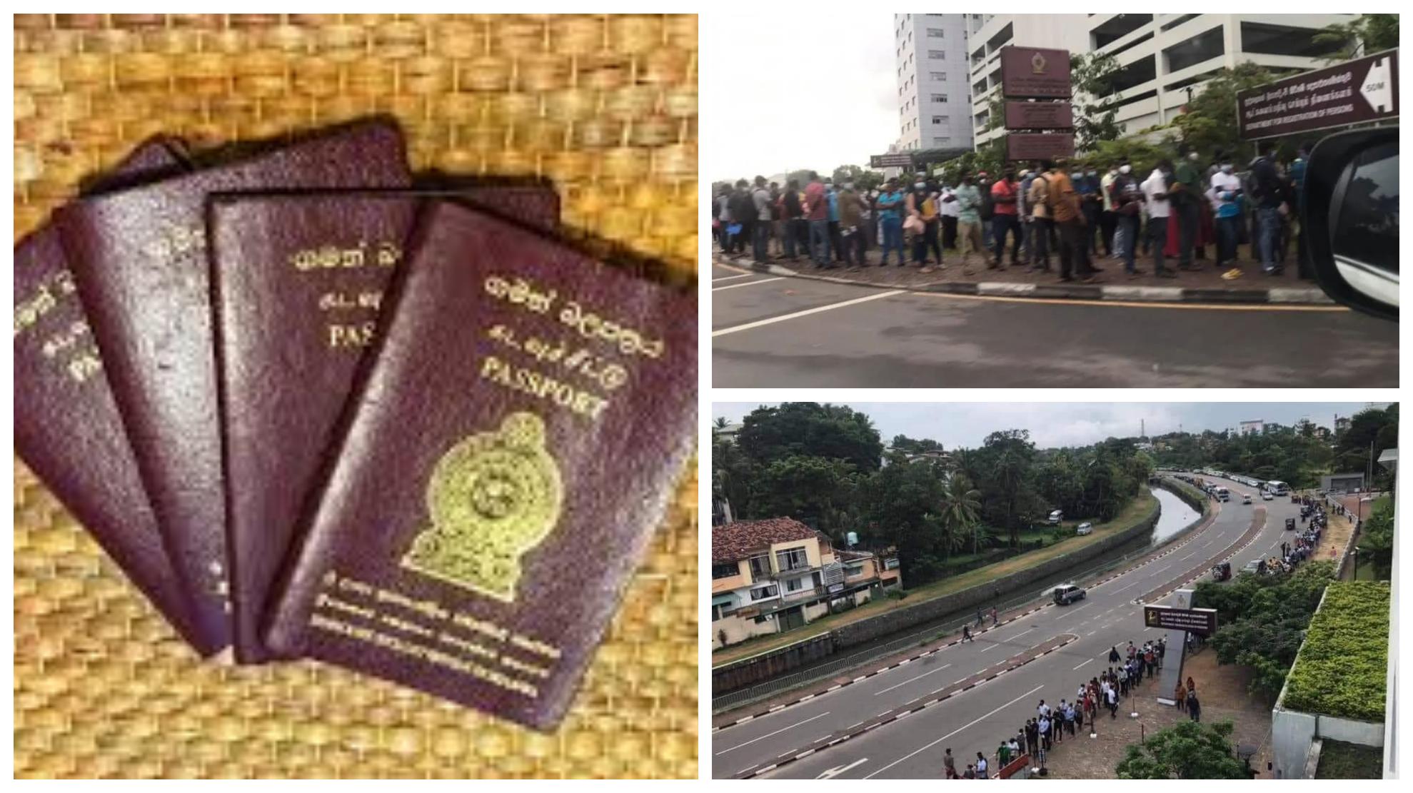 Pictures of long queues for passport Is there an increase ? Newswire