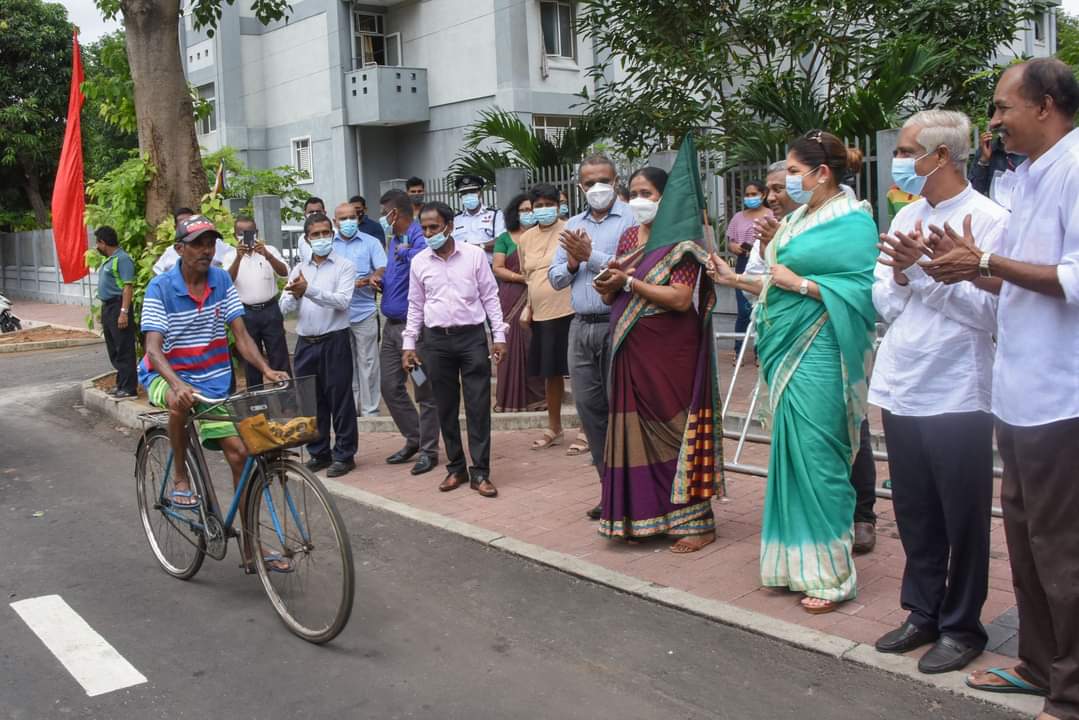 Separate bicycle lanes introduced in parts of Colombo Newswire