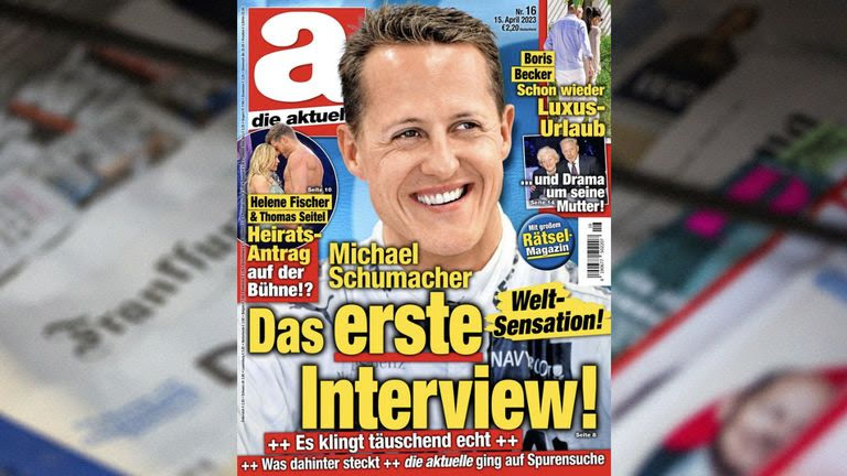 Michael Schumacher AI interview : Editor sacked - NewsWire