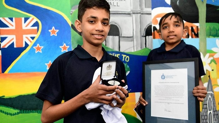 Young Lankan honoured with NZ bravery award after saving brother from sea -  NewsWire