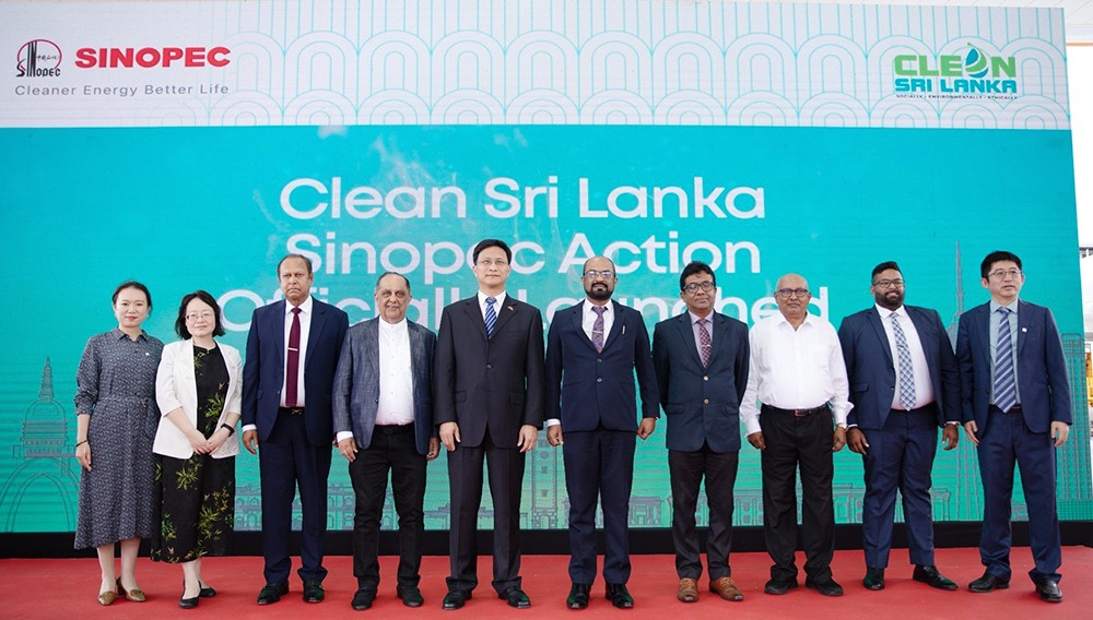 Sinopec Reinforces Commitment to ‘Clean Sri Lanka’ at the newly Upgraded Nawala Filling Station