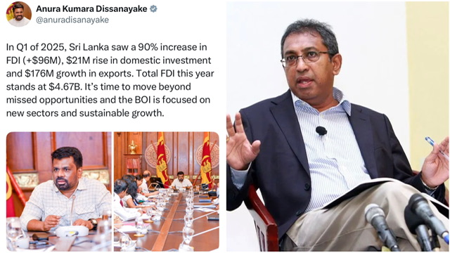 Harsha questions government’s FDI claims for Q1 2025