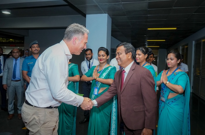 Australia’s Deputy PM Richard Marles arrives in Sri Lanka