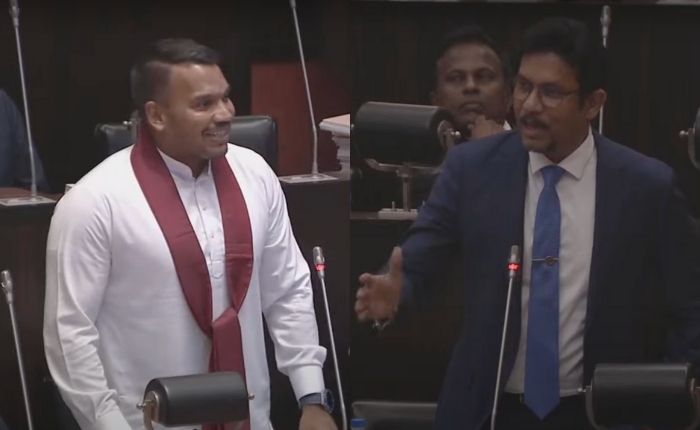 Heated exchange in Parliament over Data Protection between Namal & Govt