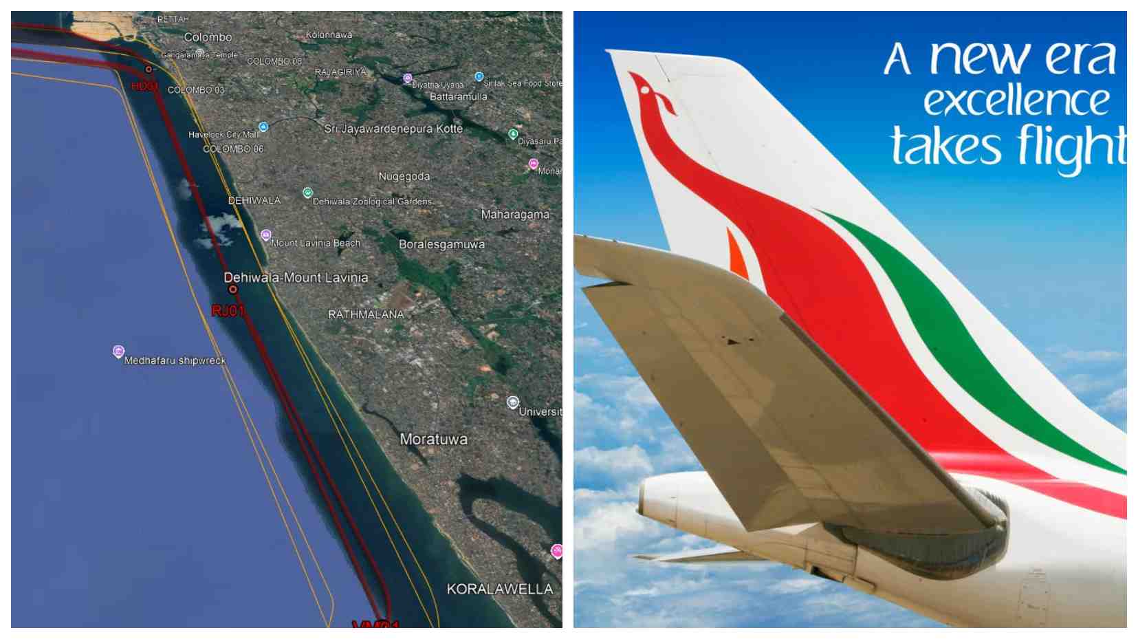 SriLankan’s new bird to Low Fly-Past over Colombo & Katunayake