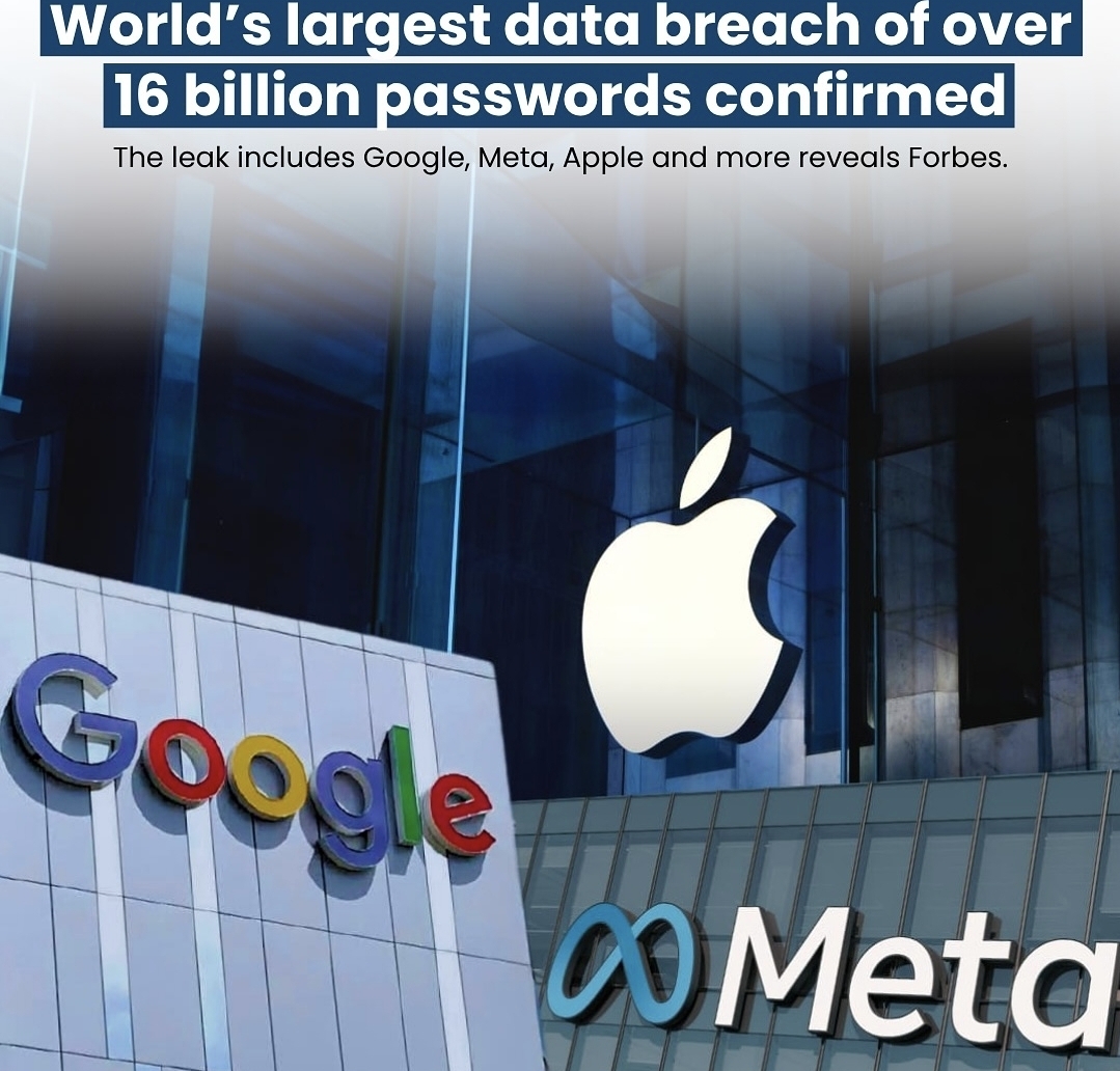 16 billion passwords leaked in largest data breach ever ?