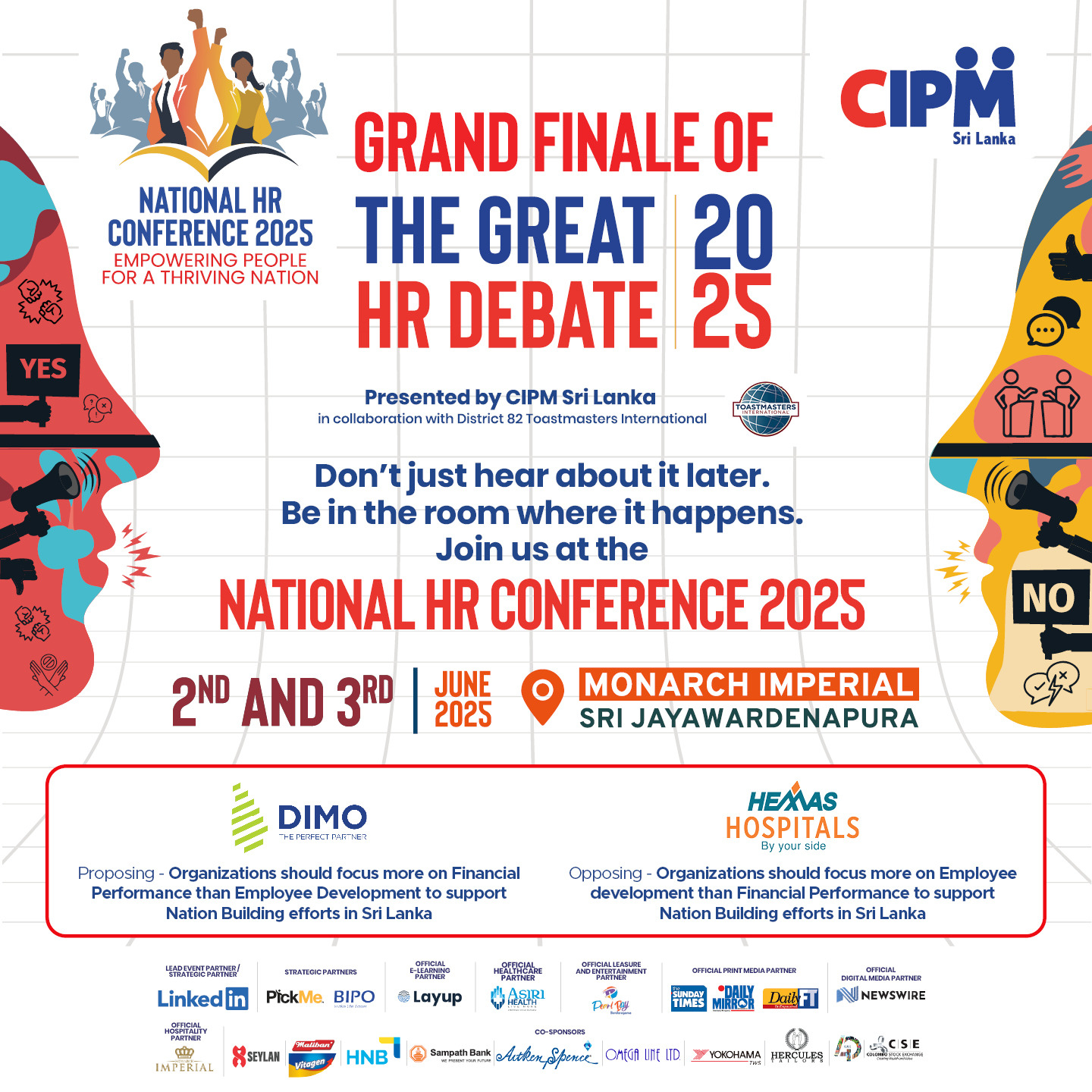 Grand Finale of the Great HR Debate Set to Ignite at the National HR Conference 2025