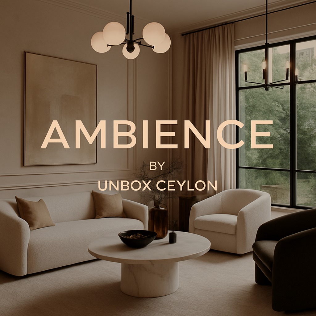Introducing Ambience by Unbox Ceylon — Scent Design for Hotels, Showrooms, Homes & Offices