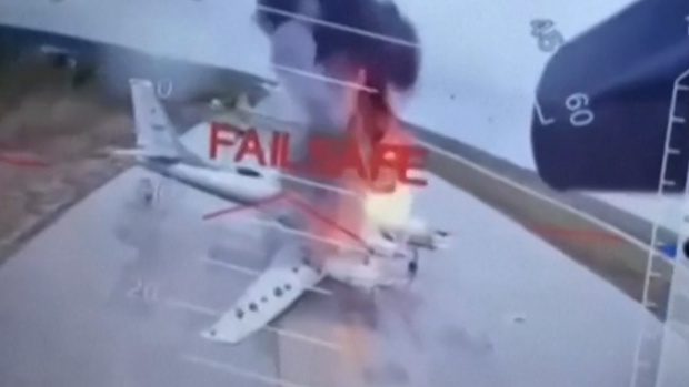 Ukraine says over 40 Russian warplanes hit (Video)