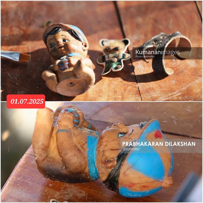 Chemmani mass graves : Child’s remains, toys, and bag unearthed in Jaffna