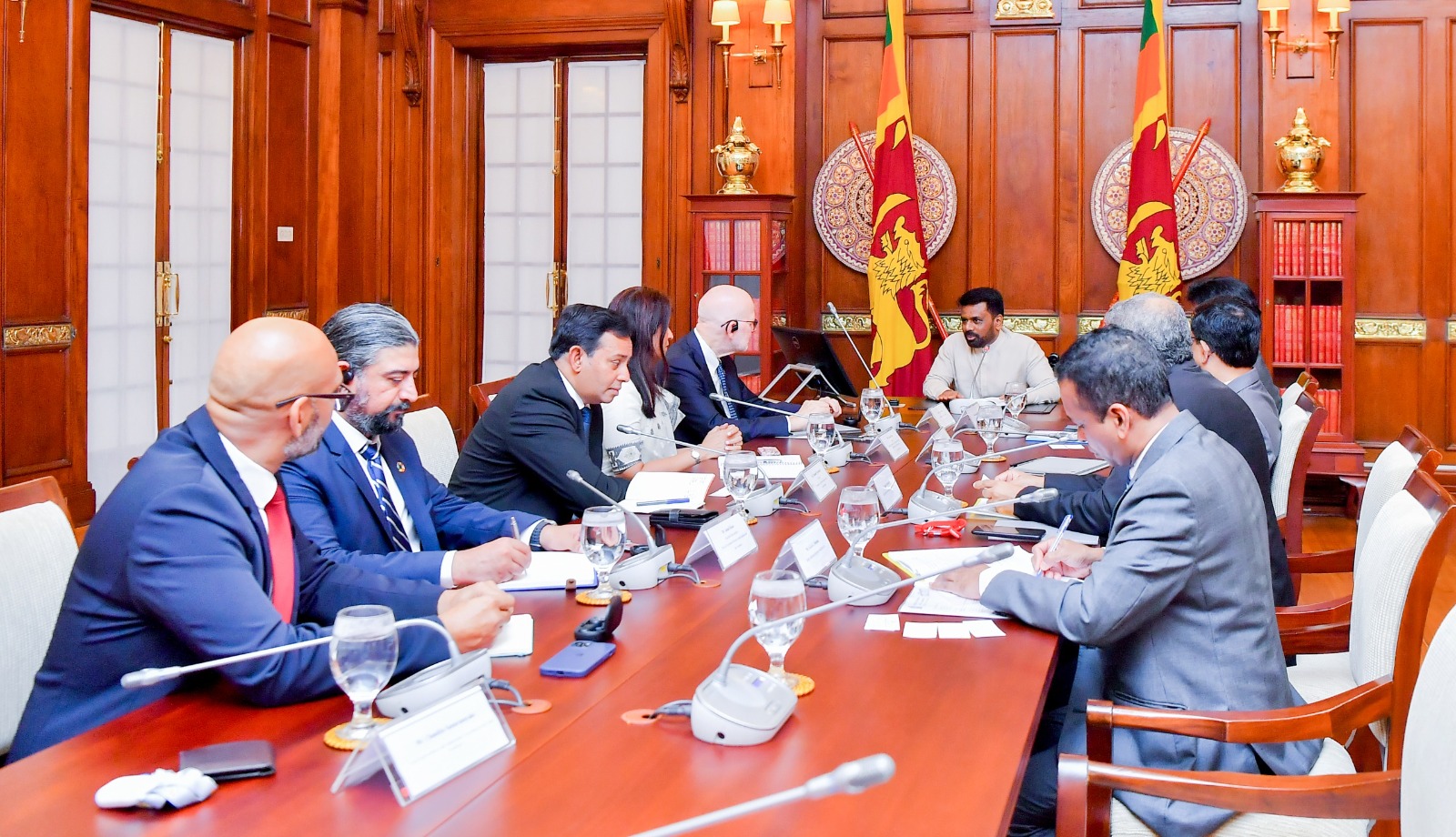 President meets Gates Foundation Delegation