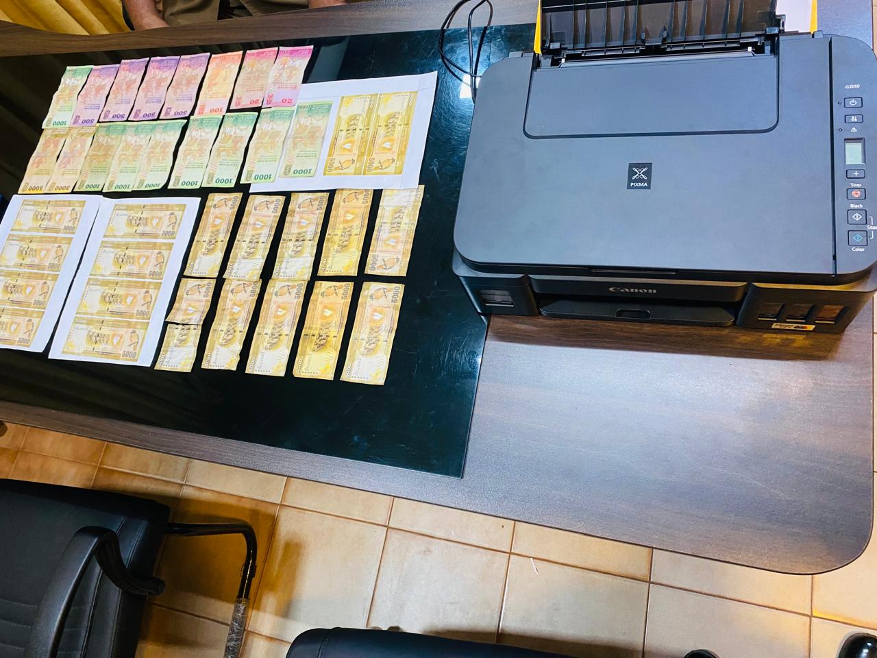 Homemade Millions? : Moratuwa woman’s ‘Money Machine’ caught