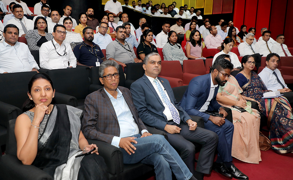 Attendees at the event
