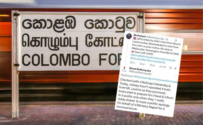 Minister apologises for Jaffna train change without notice