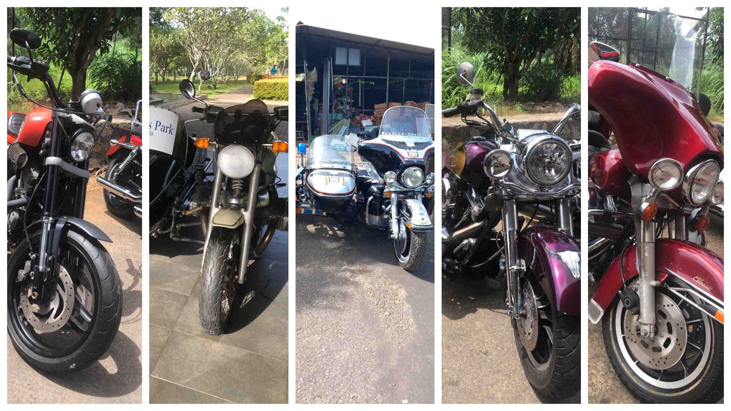 Hambantota Bird Park : 21 illegal motorbikes & Cannabis detected