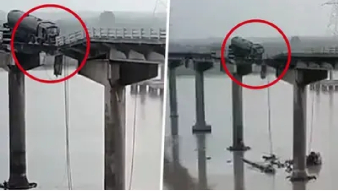 Bridge collapse kills 9 in India (Video)