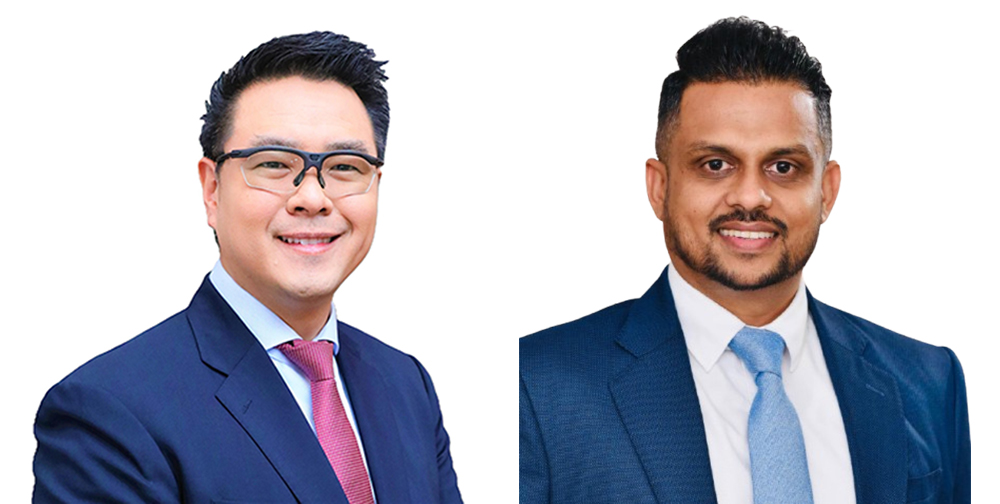 L to R: Evan Lau, CEO, Bancstac and Chirath Samarasekara, Head of Card Centre, Sampath Bank