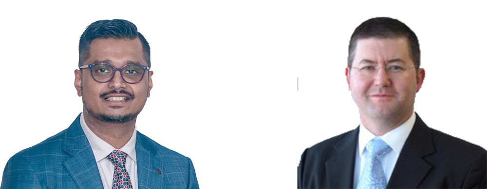 L to R: Bobby Abraham - Chief Global Engagement Partnerships, Excelsia University College and Peter McKeon, Chief Executive Officer, Excelsia University College