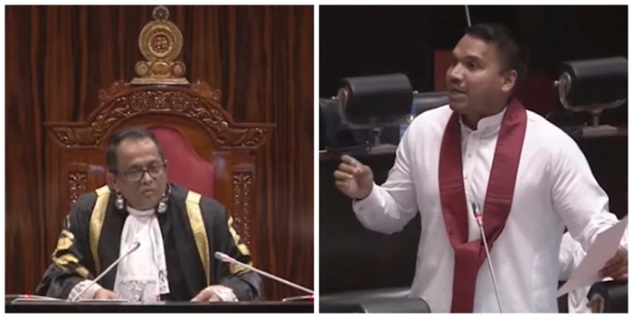 Namal clashes with Speaker, bats for Deshabandu (Video)