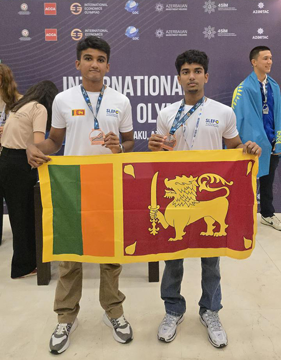 The Bronze Medalists from Sri Lanka