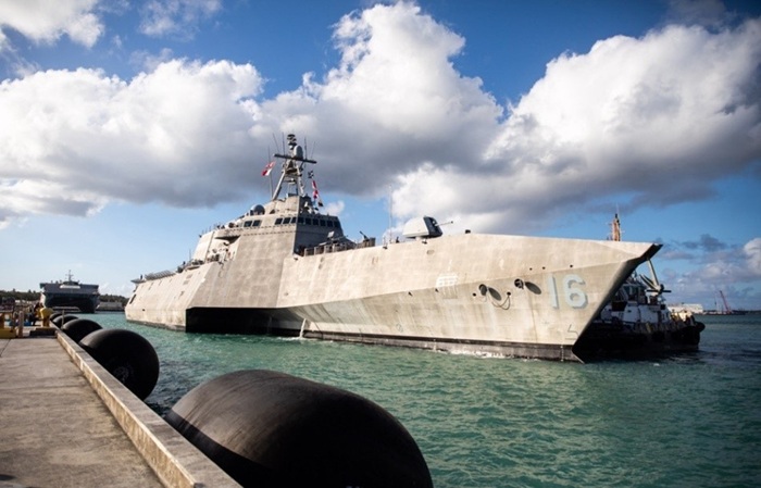US combat ship USS Tulsa visits Colombo Port