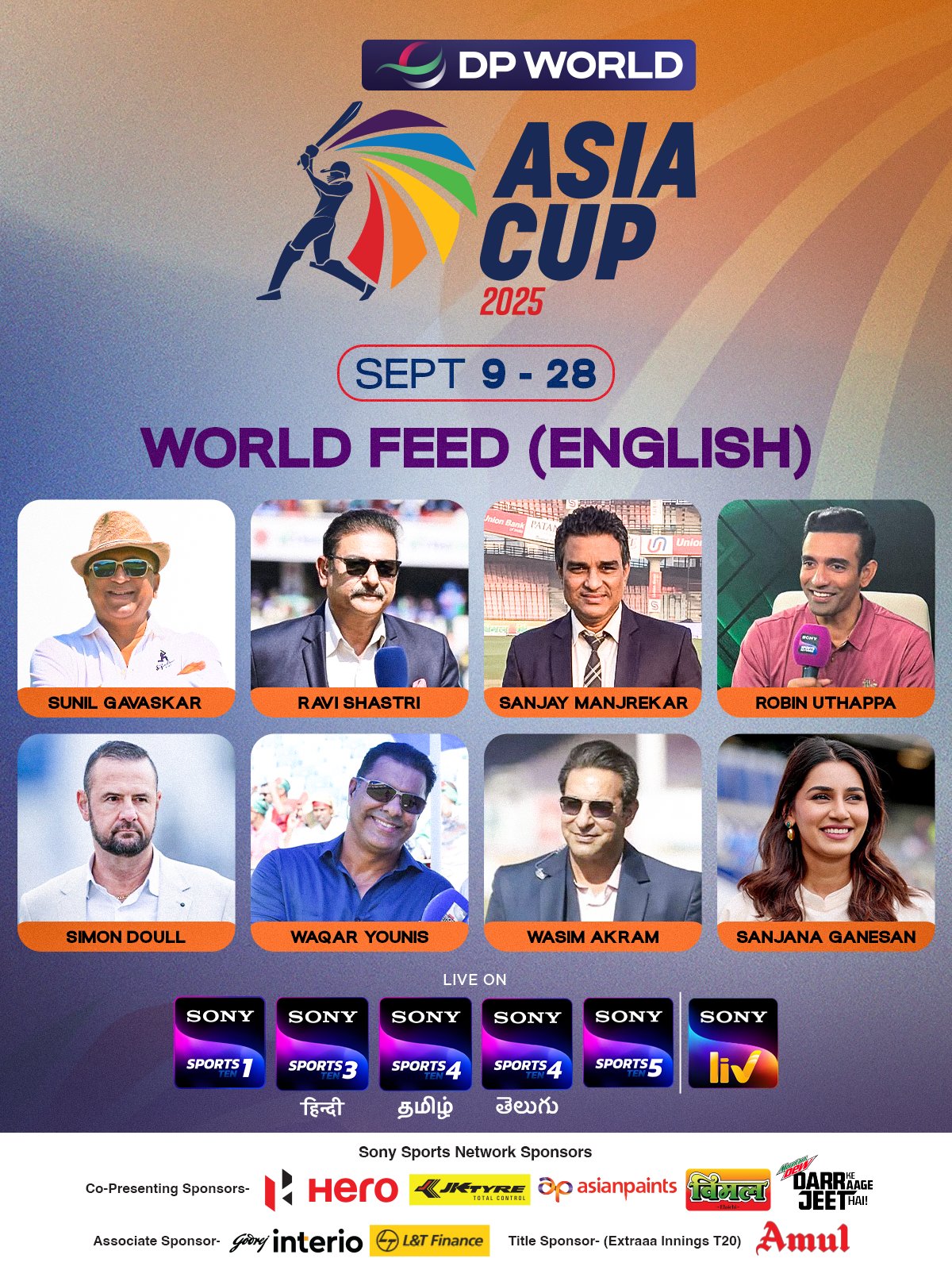 Asia Cup 2025, Where To Watch Live: TV Channels And Live Streaming