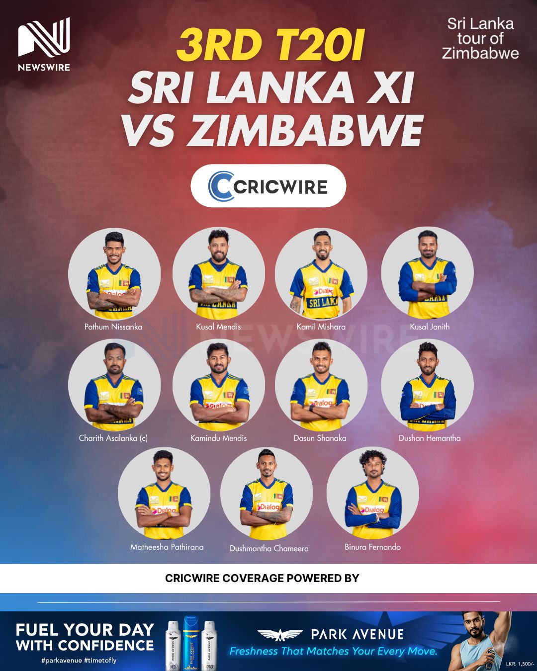 WATCH : Sri Lanka Vs Zimbabwe 3rd T20I live streaming