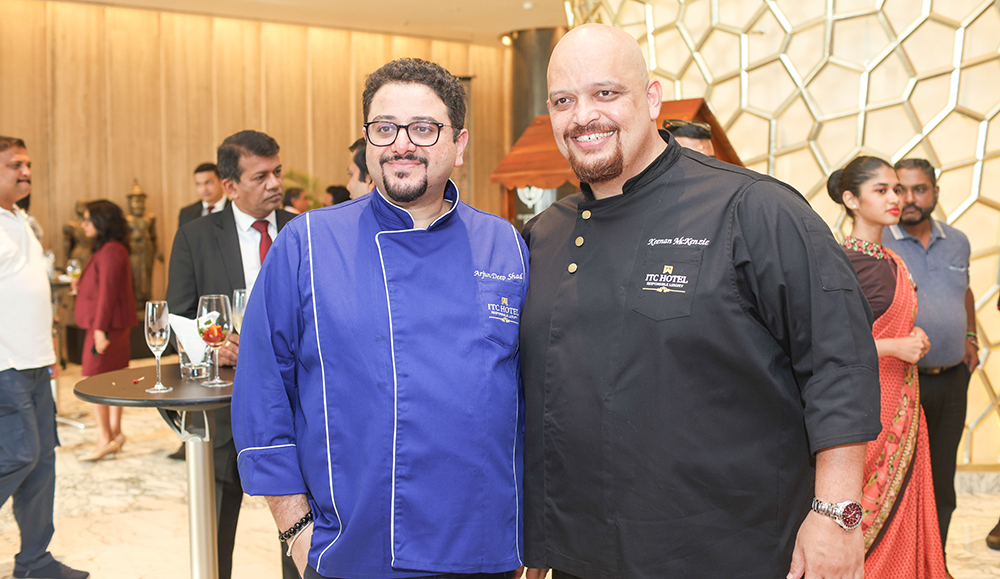 Arjun Deep Shad - Resident Manager Keenan McKenzie - Area Manager SL, General Manager of ITC Ratnadipa